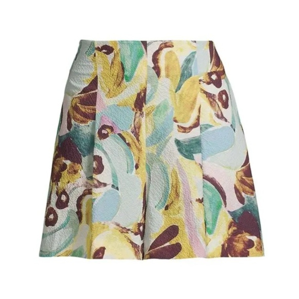 Ted Baker London Print high rise Shorts, size 0 NWT
